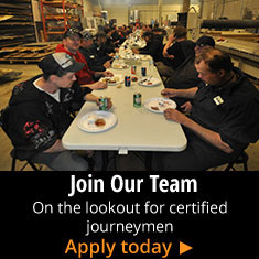 Join Our Team - On the lookout for certified journeymen -  Apply Today